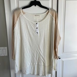 Free People Long Sleeve Henley
